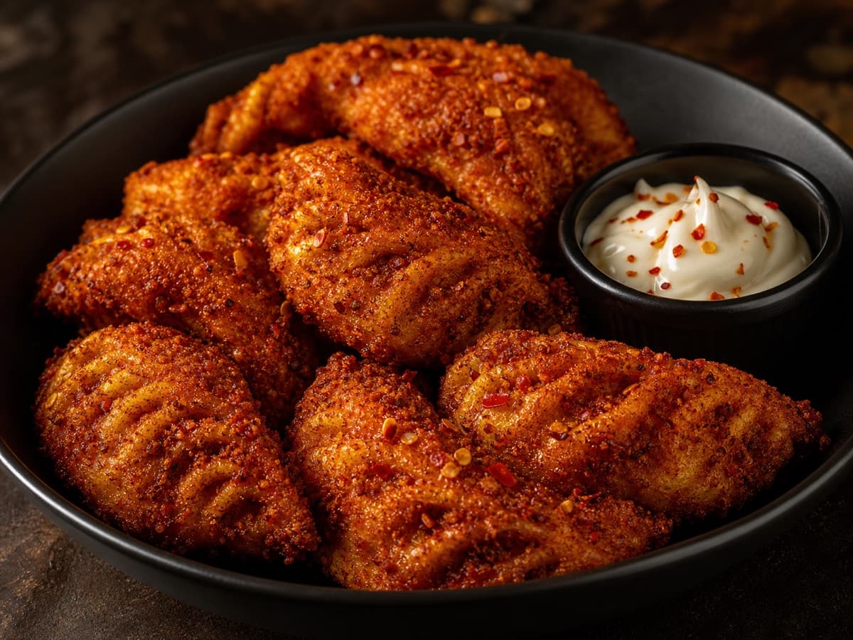 Peri peri kurkure paneer momos at Burger Minister Sector 58 Noida